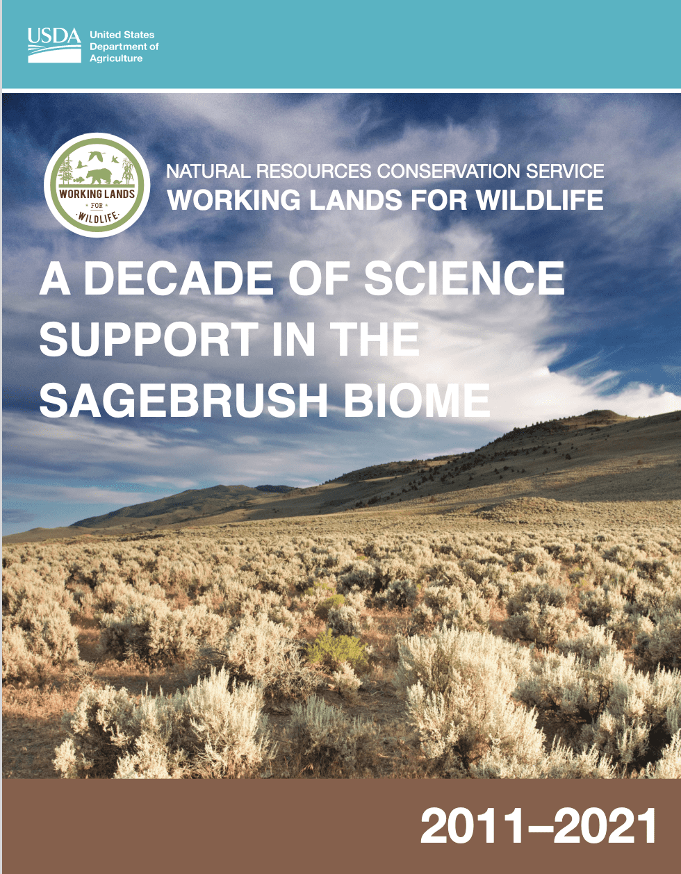 Cover of sagebrush science report