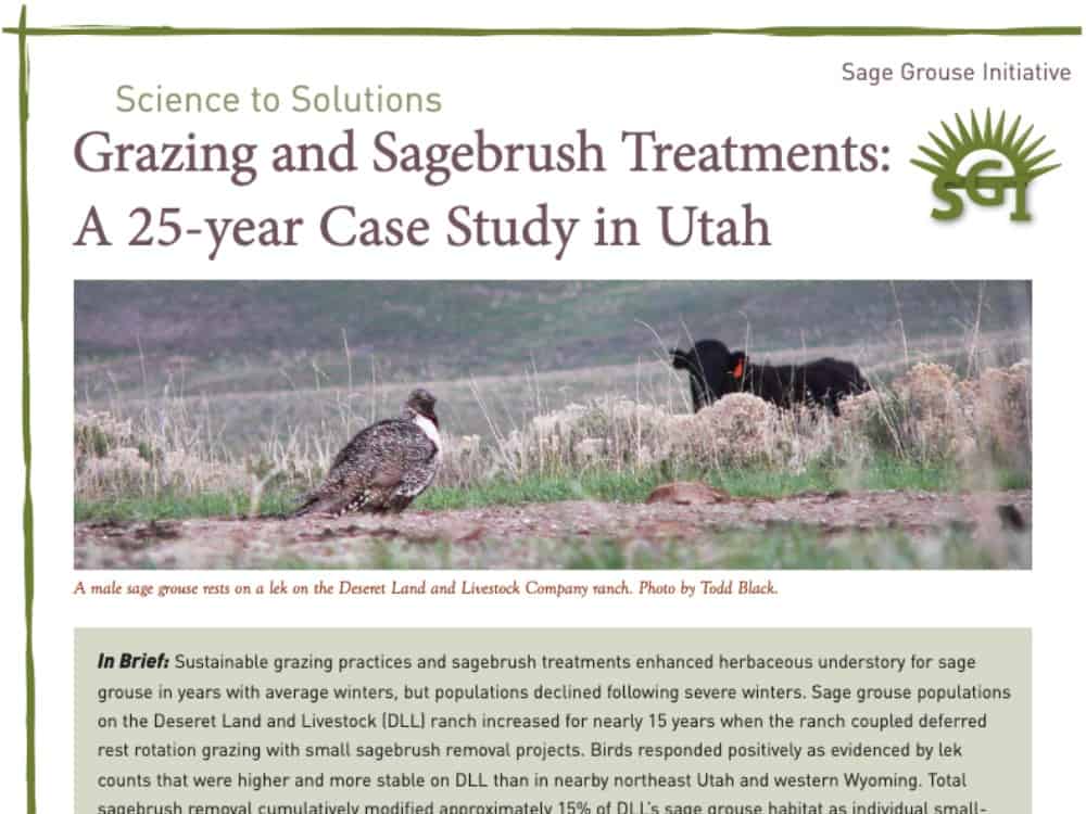 s2s-4×3-grazing and sagebrush treatments A 25-year case study in Utah